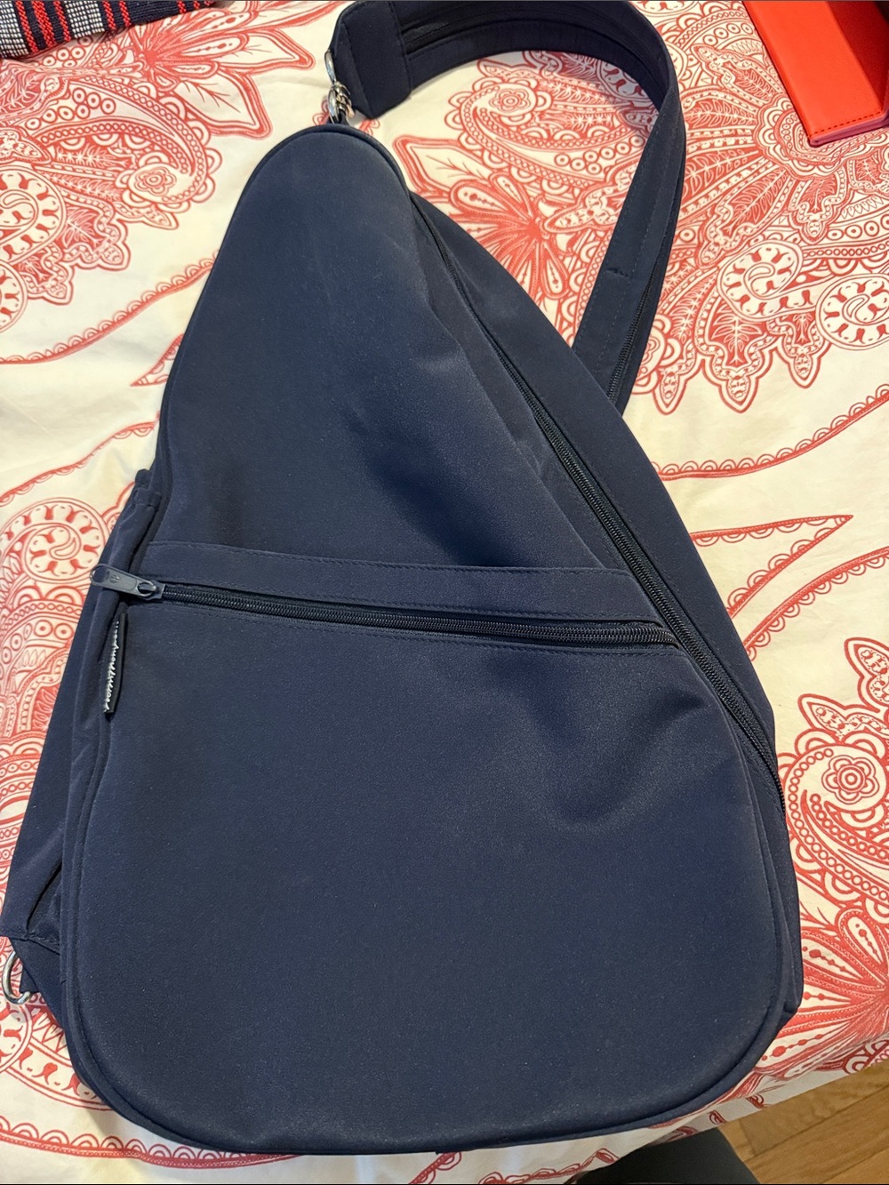 Norm Thompson Navy Sling Backpack